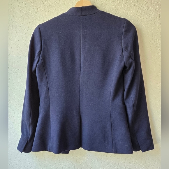 J. Crew Going Out Blazer Navy Blue Size 00 Collegiate - Picture 5 of 11